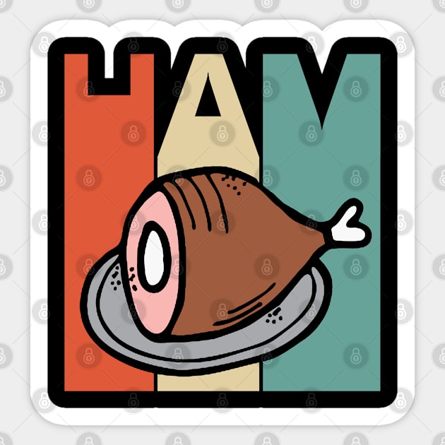 Funny Ham Meat Lover Gift Sticker by GWENT